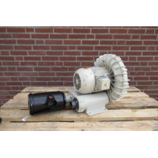 Blower zijkanaalventilator 1,5 KW 400 volt, Used.